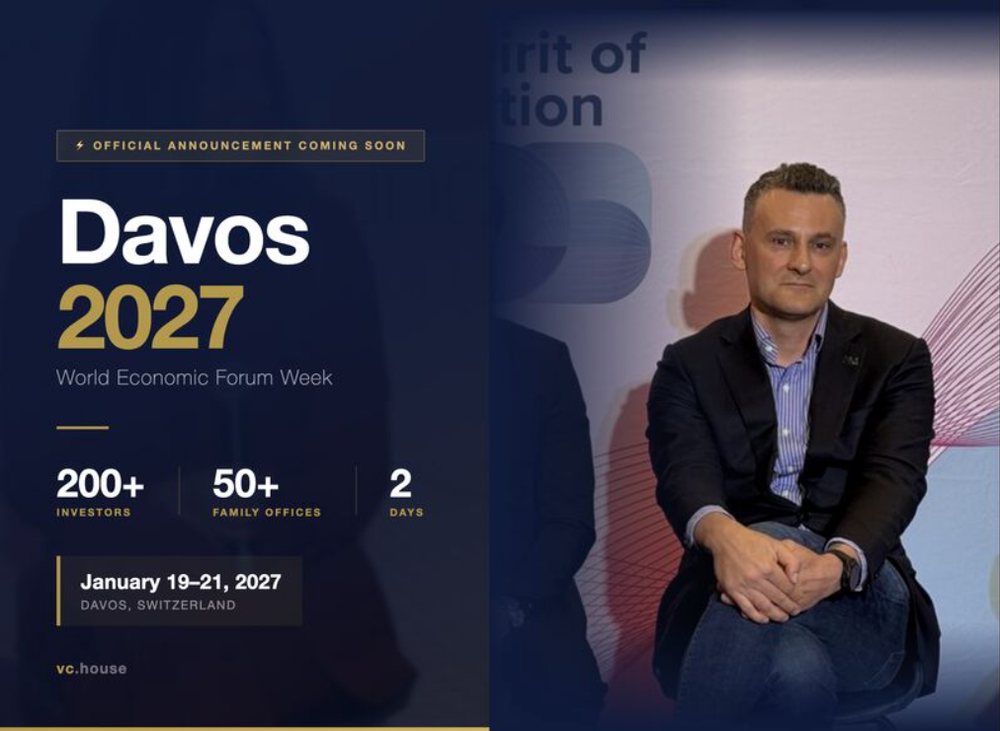 Andrii Moroz — VC House coming to Davos, January 2027